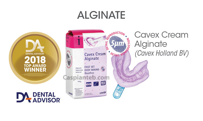 Alginate dental material - Cream Alginate - Cavex Holland BV - for